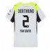 Borussia Dortmund Yan Couto #2 Bortedrakt Dame 2025-26 Korte ermer
